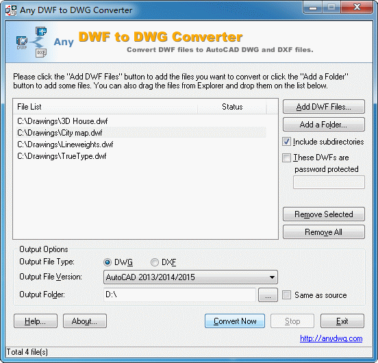 DWF to DWG Converter 2008.2
