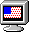 American Flag Screensaver Icon