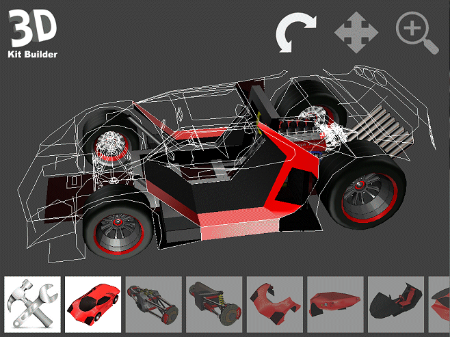 3D Kit Builder (Concept Car - X350)