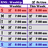 WeekUp Alarm Clock
