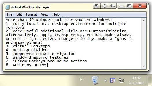 Actual Window Manager