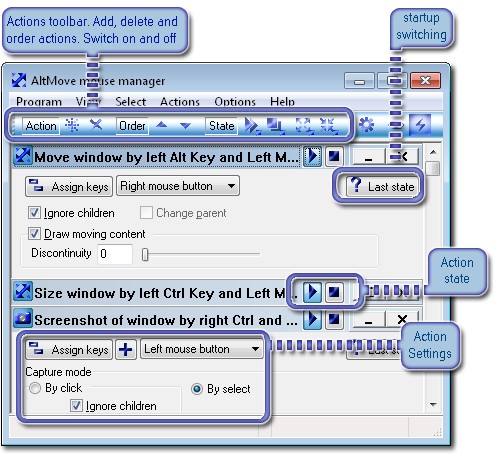 AltMove manager