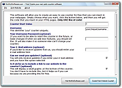 Free web counter software