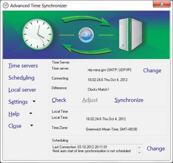 Advanced Time Synchronizer