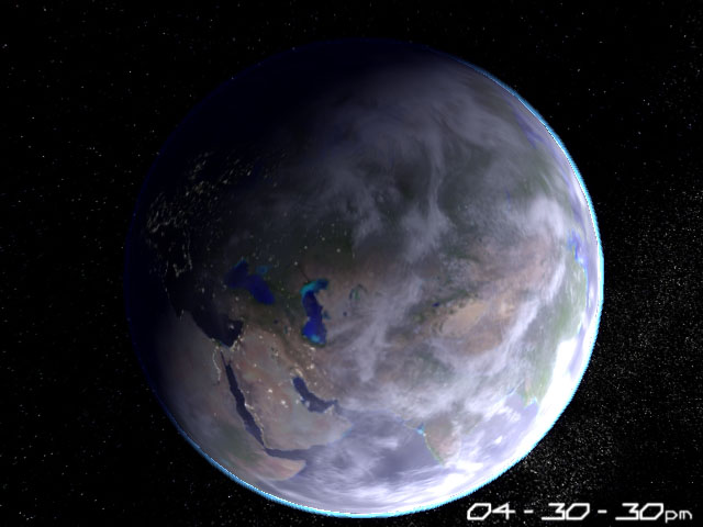 Planet Earth 3D Screensaver