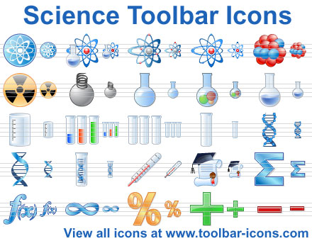 Science Toolbar Icons