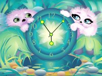 Alien Pet's Clock ScreenSaver