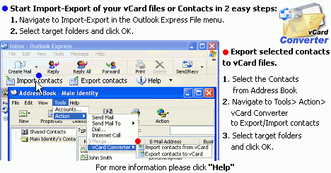 vCard Converter for Outlook Express