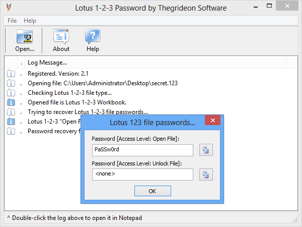 Lotus 1 2 3 Password