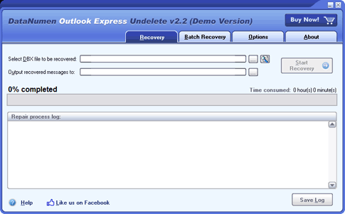 DataNumen Outlook Express Undelete