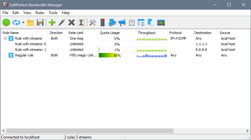 SoftPerfect Bandwidth Manager