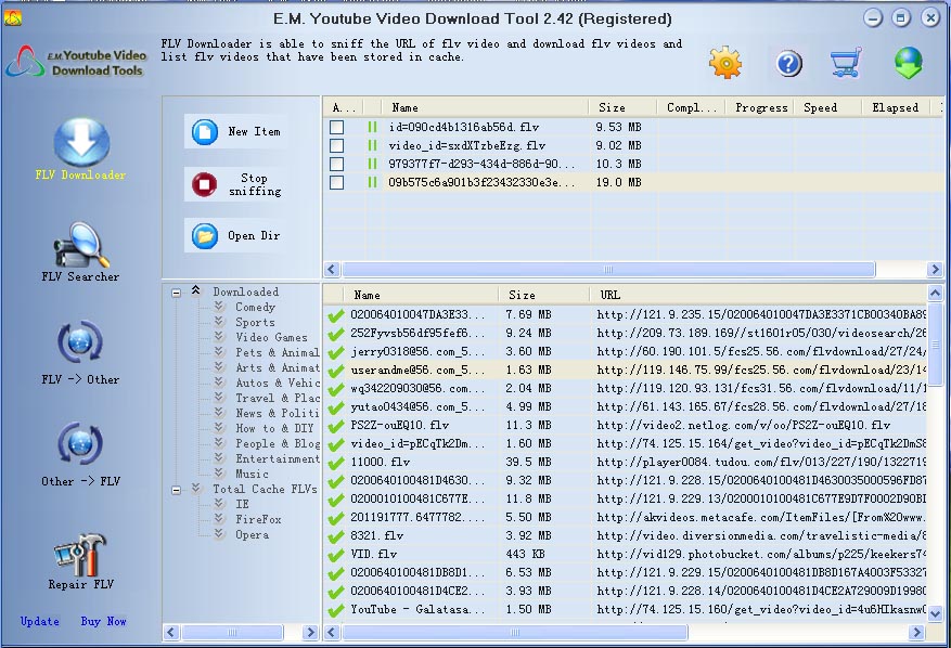 E.M. Youtube Video Download Tool