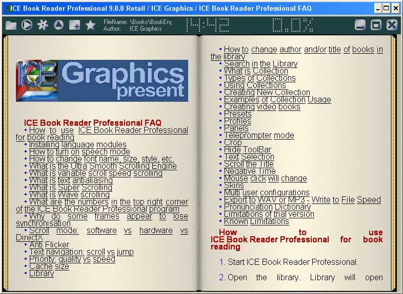 ICE Book Reader Professional