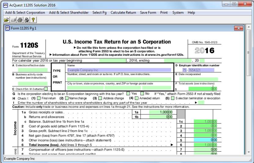 AcQuest 1120S Solution 2009