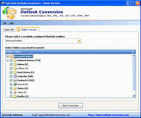 Convert PST to EML