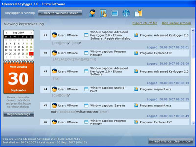 Eltima Advanced Keylogger