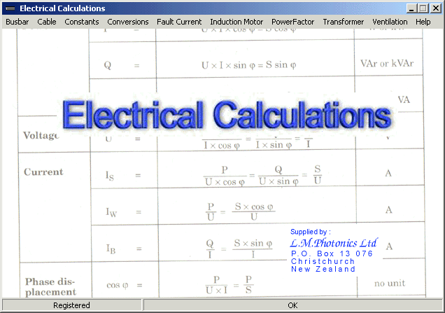 Electrical Calculations