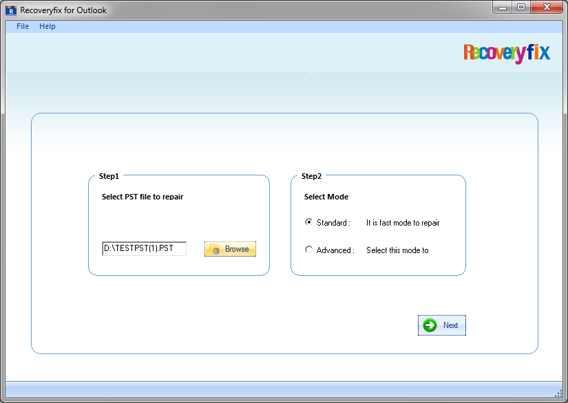 Recoveryfix for PST Repair