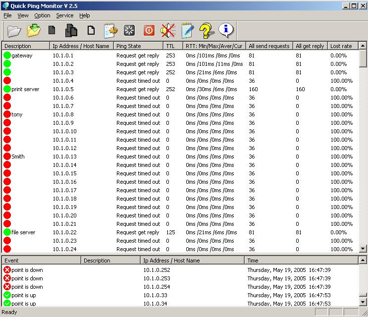 Ping Monitor Tool : SuperPinger