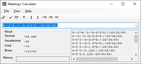 Metalogic Calculator