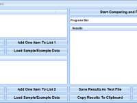 Compare Two Lists For Matches Software