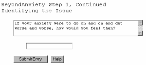 Beyond Anxiety, Free Self Help Software