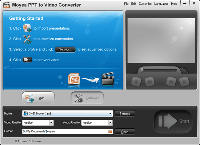 Moyea PPT to Video Converter