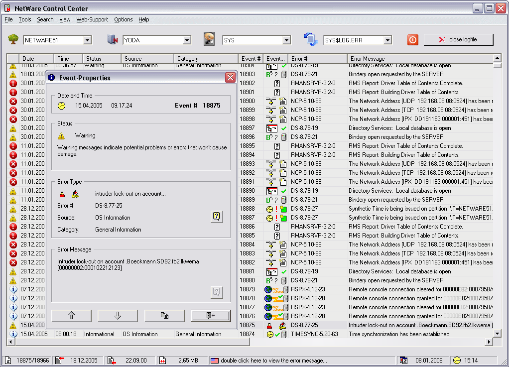 NetWare Control Center Workgroup Edition