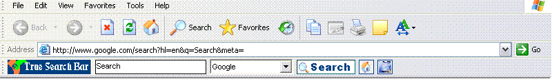 True Search Bar(IE Toolbar)