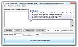 Excel Extract Images and Extract Pictures from Multiple Spreadsheets Icon