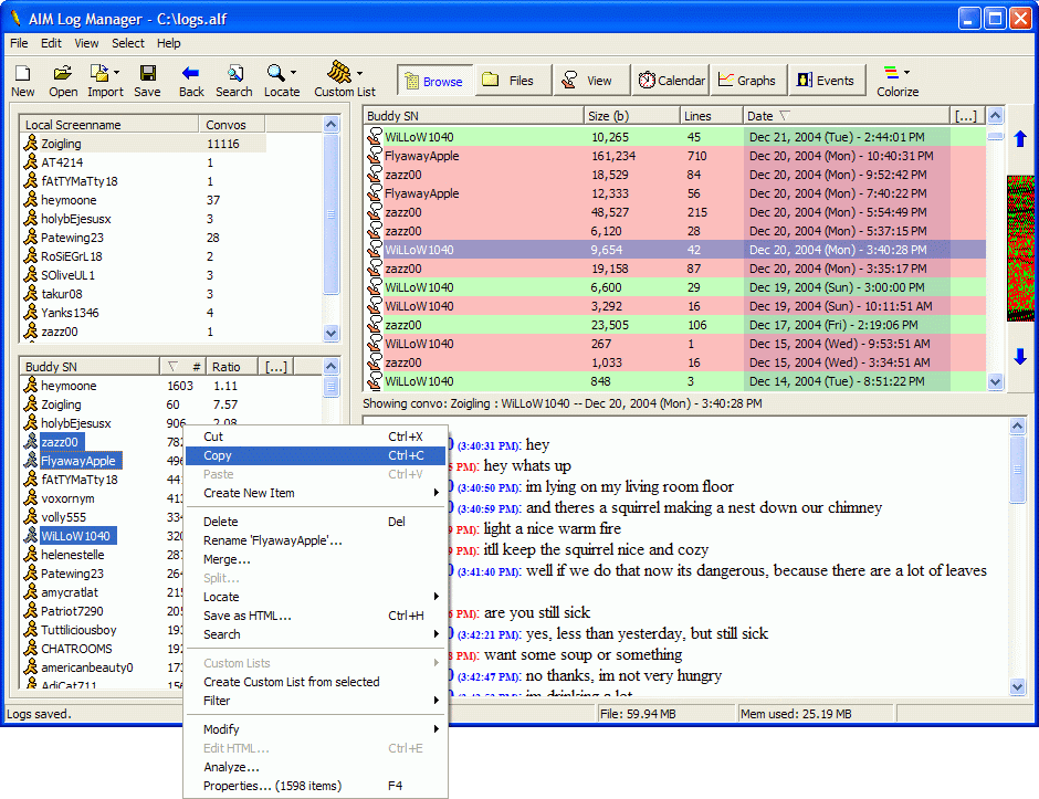 Nalsoft AIM Log Manager