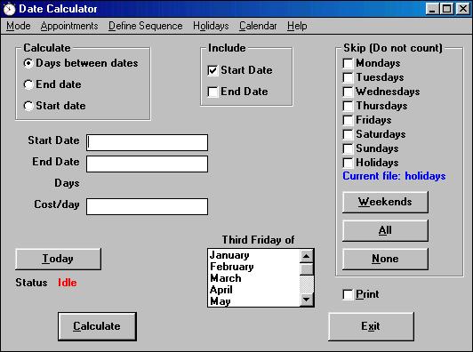 Date Calculator