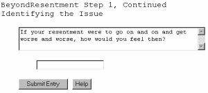 Beyond Resentment, Self Help Software