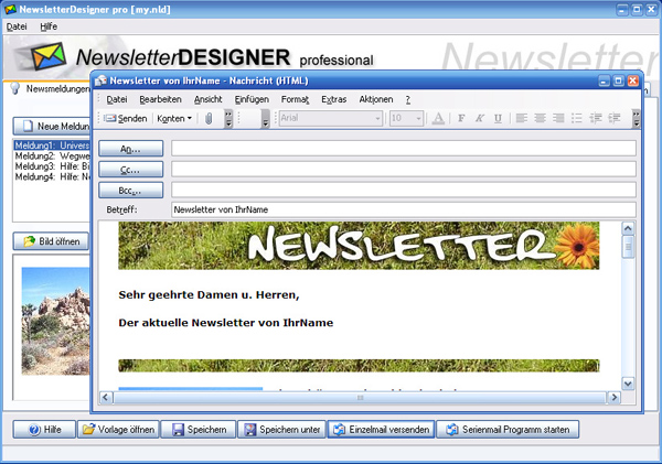 NewsletterDesigner pro