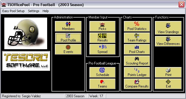 TSOfficePool - Pro Football