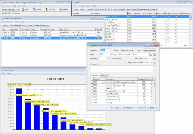 BS1 Enterprise with Manufacturing