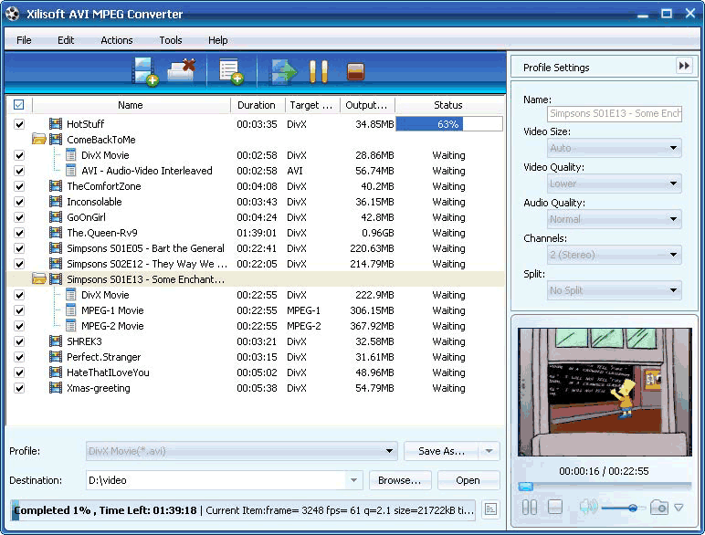 Xilisoft AVI MPEG Converter