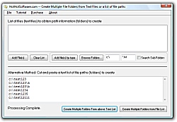 How to create multiple folders software Icon