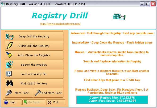 Registry Drill