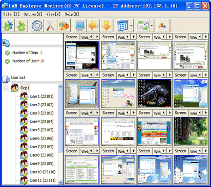 LAN Employee Monitor