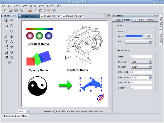 Sketsa SVG Editor