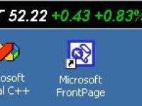 Stock Ticker Application Bar