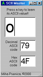 Mihov ASCII Master