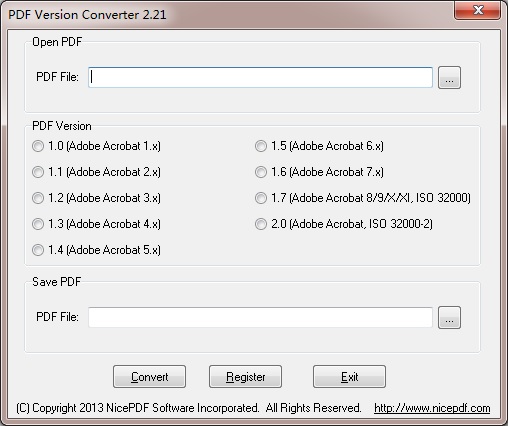 PDF Version Converter