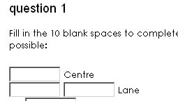 Memorizing Address Test