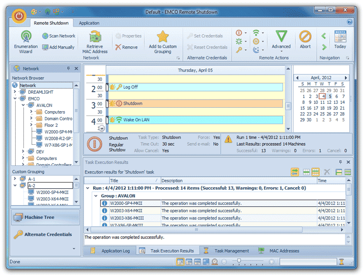 EMCO Remote Shutdown