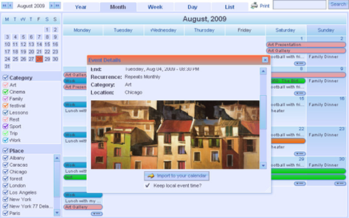 Flash Calendar Pro