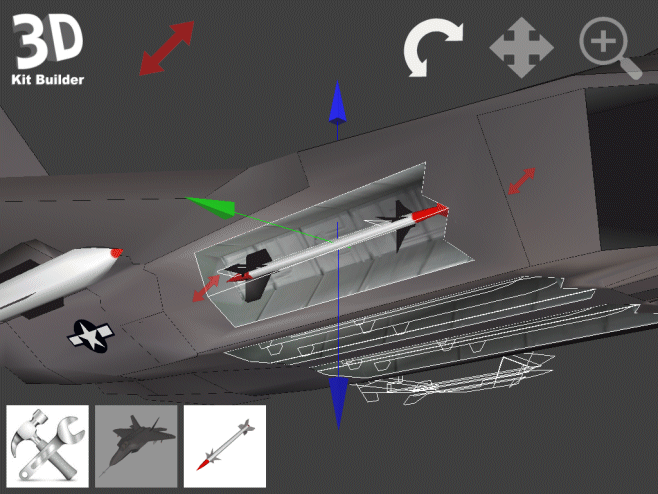 3D Kit Builder (F22 Raptor)