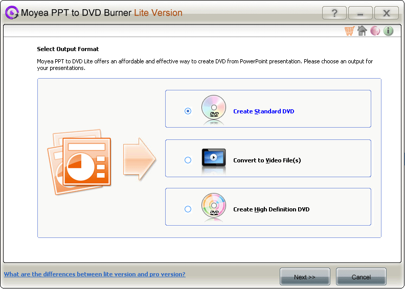 Moyea PPT to DVD Burner Lite