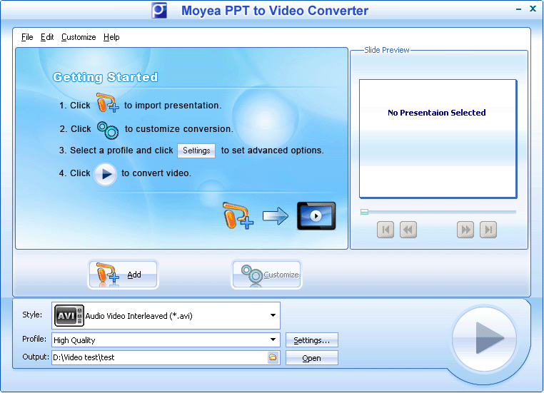 Moyea PPT to Video Converter